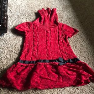 Little girls sweater dress